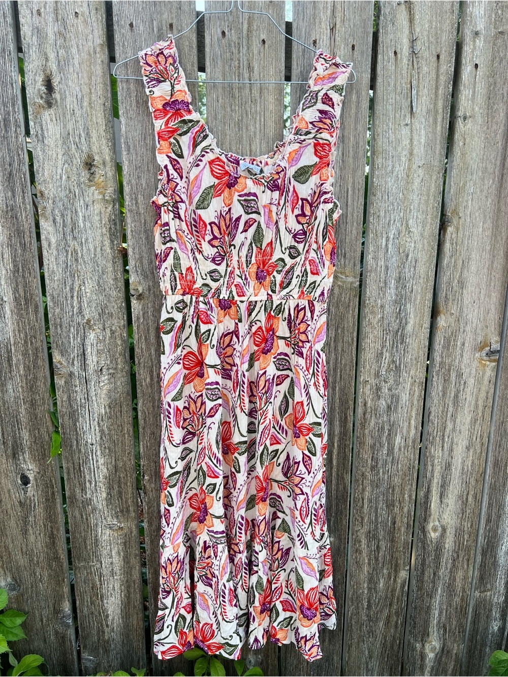 Patrons of Peace Cream Maxi Dress